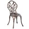 Indoor and Outdoor Bronze Dinning Set 2 Chairs with 1 Table Bistro Patio Cast Aluminum.